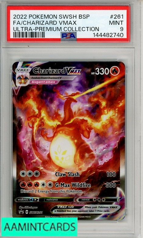 2022 Pokémon Charizard VMAX #261 2022 POKEMON SWSH BSP FA CHARIZARD VMAX #261 ULTRA-PREMIUM ポケモンカードゲーム