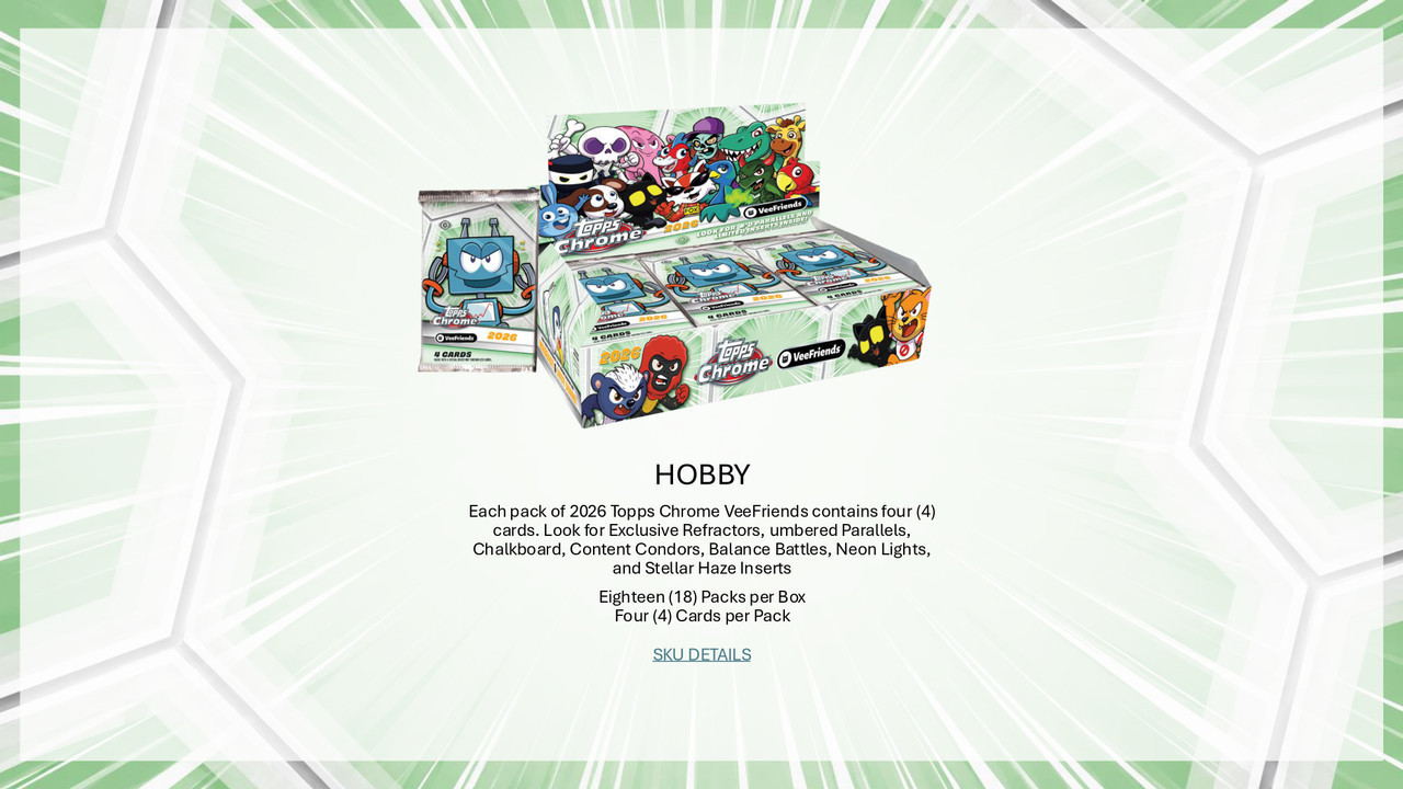2026 Topps VeeFriends Chrome Mega Box