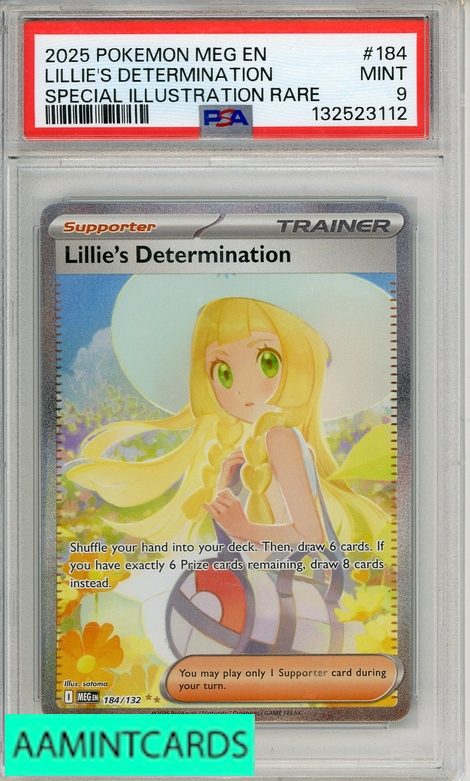 2025 POKEMON MEG EN-MEGA EVOLUTION LILLIES DETERMINATION #184 SIR