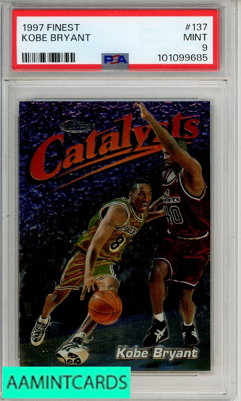 kobeページ 1997 FINEST KOBE BRYANT #137 PSA 9 MINT 101099685 - AA Mint Cards