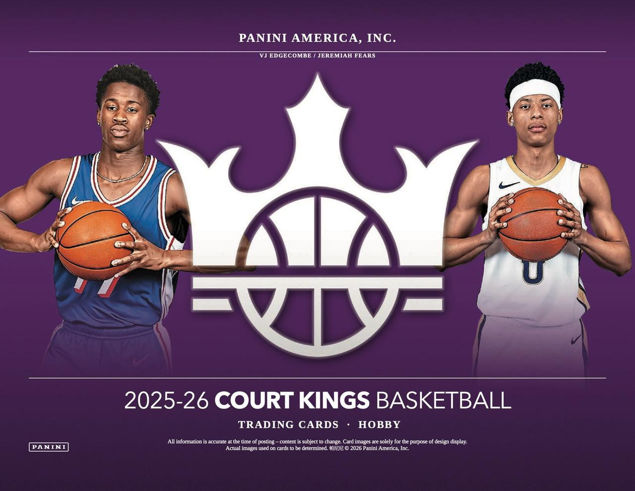 2025/26 Panini Court Kings Basketball Hobby Box