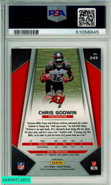 2017 PANINI PRIZM PRIZM CHRIS GODWIN #243 ROOKIE BUCCANEERS PSA MINT 9 51056645