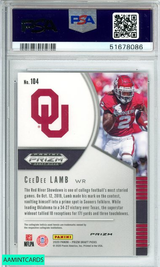 2020 PANINI PRIZM DP CEEDEE LAMB #104 SILVER PRIZM COWBOYS ROOKIE RC PSA 9 MINT 51678086
