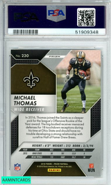 2016 PANINI PRIZM MICHAEL THOMAS #230 PRIZM SAINTS ROOKIE RC PSA 8 NM-MT 51909348