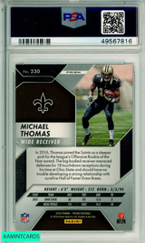 2016 PANINI PRIZM MICHAEL THOMAS #230 PRIZM ROOKIE SAINTS RC PSA 8 NM-MT 49567816