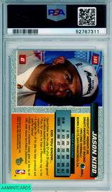1994 TOPPS EMBOSSED JASON KIDD #102 ROOKIE DALLAS MAVERICKS HOF RC PSA 8 NM-MT 52767311