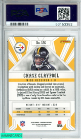 2020 PANINI PHOENIX CHASE CLAYPOOL #126 FIRE BURST STEELERS RC PSA 9 MINT 53153352