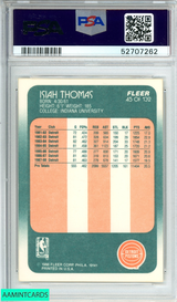 1988 FLEER ISIAH THOMAS #45 DETROIT PISTONS PSA 8 NM-MT 52707262