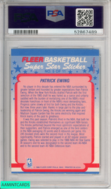 1988 FLEER STICKER PATRICK EWING #5 HOF NEW YORK KNICKS PSA 4 VG-EX 52867489