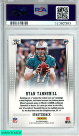 2012 PANINI PRIZM RYAN TANNEHILL #232 AQUA-BLUE JERSEY DOLPHINS ROOKIE RC PSA 9 52062393