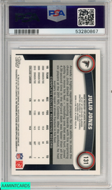 2011 TOPPS CHROME JULIO JONES #131 BALL CHEST HIGH ROOKIE FALCONS RC PSA 8 NM-MT 53280867