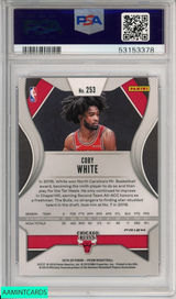 2019 PANINI PRIZM COBY WHITE #253 PINK ICE ROOKIE CHICAGO BULLS RC PSA 8 NM-MT 53153378
