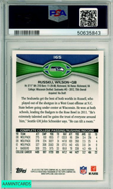 2012 TOPPS PASSING-STANDS VISIBLE RUSSELL WILSON #165 ROOKIE PSA NM-MT 8 50635843
