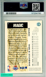 1992 UPPER DECK SHAQUILLE ONEAL #1 ROOKIE HOF ORLANDO MAGIC PSA EX-MT 6 57294782