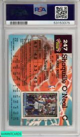 1992 STADIUM CLUB SHAQUILLE O NEAL #247 MEMBERS ONLY ROOKIE HOF MAGIC PSA 7 NM 53153375