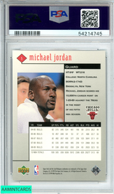 1998 U D BLACK DIAMOND MICHAEL JORDAN #5 SINGLE CHICAGO BULLS HOF PSA 7 NM 54214745