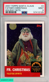 2007 TOPPS SANTA CLAUS FATHER CHRISTMAS #2 HOLIDAY SETS PSA 9 MINT 57412125