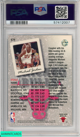 1993 UPPER DECK MICHAEL JORDAN #171 HOF CHICAGO BULLS PSA 9 MINT 57412007
