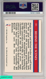 1990 HOOPS JOHNSON JORDAN #385 SUPER STREAKS HOF BULLS LAKERS PSA 9 MINT 57411946