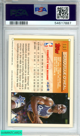 1993 TOPPS SHAQUILLE O NEAL #181 ORLANDO MAGIC PSA 9 MINT 54617887