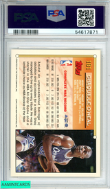 1993 TOPPS SHAQUILLE O NEAL #181 ORLANDO MAGIC  PSA 9 MINT 54617871