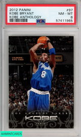 2012 PANINI KOBE BRYANT #97 LOS ANGELES LAKERS HOF KOBE ANTHOLOGY PSA 8 NM-MT 57411965