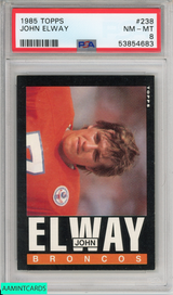 1985 TOPPS JOHN ELWAY #238 HOF DENVER BRONCOS PSA 8 NM-MT 53854683