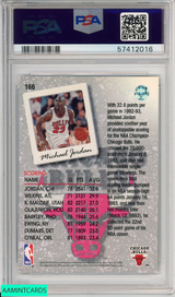 1993 UPPER DECK MICHAEL JORDAN #166 CHICAGO BULLS HOF PSA 8 NM-MT 57412016
