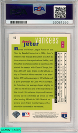 1995 COLLECTORS CHOICE DEREK JETER #15 NEW YORK YANKEES HOF PSA 8 NM-MT 53081996