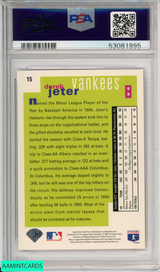 1995 COLLECTORS CHOICE DEREK JETER #15 NEW YORK YANKEES HOF PSA 8 NM-MT 53081995