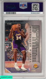 1999 METAL SHAQUILLE O NEAL #105 HOF LOS ANGELES LAKERS PSA 8 NM-MT 53682887