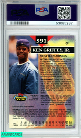 1993 STADIUM CLUB KEN GRIFFEY JR  #591 SEATTLE MARINERS PSA 8 NM-MT 53085287