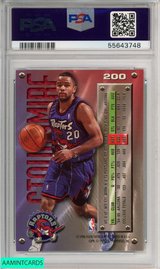 1995 METAL DAMON STOUDAMIRE #200 TORONTO RAPTORS ROOKIE PSA 9 MINT 55643748
