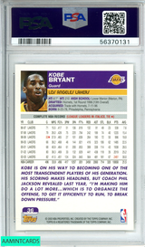 2003 TOPPS KOBE BRYANT #36 LOS ANGELES LAKERS MAMBA HOF!! PSA 9 MINT 56370131