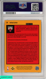 1996 COLL CHOICE MICHAEL JORDAN C30 CRASH THE GAME-NOV 11-17 HOF BULLS PSA 9 55993337