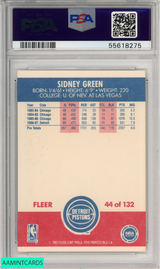 1987 FLEER SIDNEY GREEN #44 DETROIT PISTONS PSA 8 NM-MT 55618275