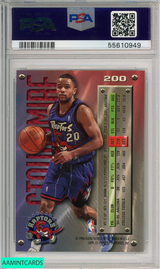 1995 METAL DAMON STOUDAMIRE #200 TORONTO RAPTORS ROOKIE PSA 9 MINT 55610949