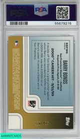 2006 FINEST BONDS FINEST MOMENTS BARRY BONDS #6 REFRACTOR 230 OF 425 PSA 9 MINT 55679276