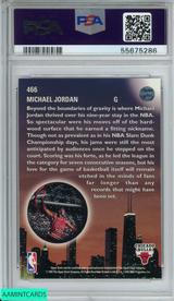 1993 UPPER DECK MICHAEL JORDAN #466 CHICAGO BULLS HOF PSA 7.5 NM+ 55675286
