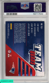 2018 PANINI CONTENDERS BRADY GRONK MICHEL EDELMAN #TQ1 TEAM QUADS PATRIOTS PSA 8 58717542