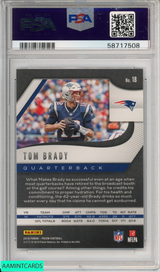 2019 PANINI PRIZM TOM BRADY #18 NEW ENGLAND PATRIOTS PSA 8 NM-MT 58717508