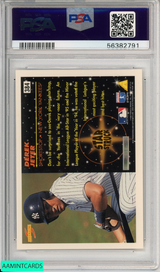 1996 SCORE DEREK JETER #384 NEW YORK YANKEES HOF PSA 9 MINT 56382791