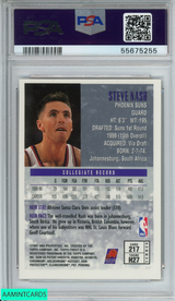 1996 FINEST STEVE NASH #217 W COATING ROOKIE RC PHOENIX SUNS HOF PSA 5 EX 55675255