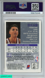 1996 FINEST STEVE NASH #217 W COATING ROOKIE RC PHOENIX SUNS HOF PSA 8 NM-MT 55675248