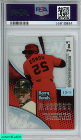 2000 TOPPS TEK BARRY BONDS #13-14 SAN FRANCISCO GIANTS PSA 9 MINT POP 1 55610894