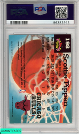 1992 STADIUM CLUB SCOTTIE PIPPEN #198 MEMBERS ONLY CHICAGO BULLS HOF PSA 9 MINT 56382943