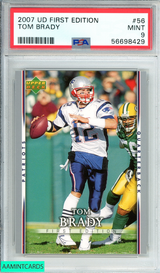 2007 UPPER DECK FIRST EDITION TOM BRADY #56 NEW ENGLAND PATRIOTS PSA 9 MINT 56698429