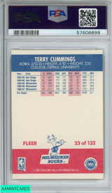 1987 FLEER TERRY CUMMINGS #23 MILWAUKEE BUCKS PSA 7 NM 57606699