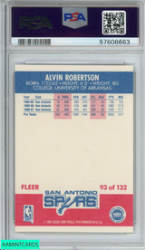 1987 FLEER ALVIN ROBERTSON #93 SAN ANTONIO SPURS PSA 8 NM-MT 57606663