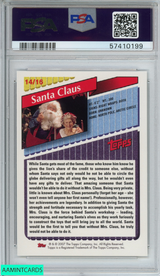 2007 TOPPS SANTA CLAUS HOLIDAY SETS SANTA MRS CLAUS #14 PSA 9 MINT 57410199